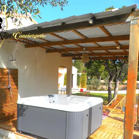 Villa Mozzi'S Jacuzzi Grand Jardin 6 Pers - 5 Min Plage Fautea 100% Farniente Σπίτι διακοπών *