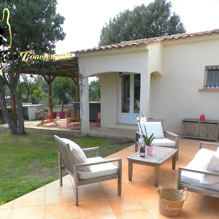 Villa Mozzi'S Jacuzzi Grand Jardin 6 Pers - 5 Min Plage Fautea 100% Farniente Σπίτι διακοπών *